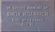 Emily (Leeson) Hillbrich Headstone
